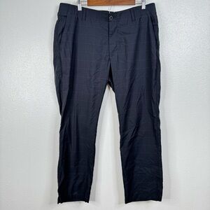 Under Armour Navy Windowpane Performance Pants Size 38x30